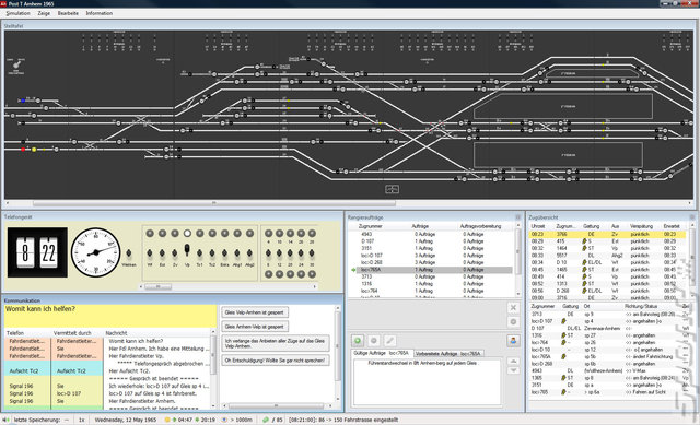 train traffic control dispatching app