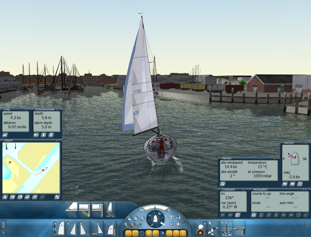 key free virtual sailor